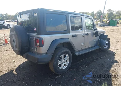 2018 Jeep Wrangler Unlimited Sport S 4X4 from USA, damaged, VIN 1C4HJXDNXJW246714